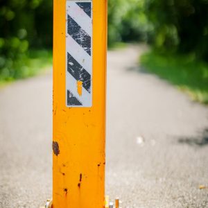 SecureBuddy driveway security bollard