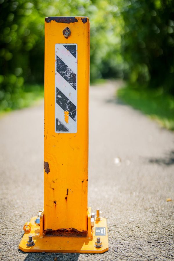 SecureBuddy driveway security bollard